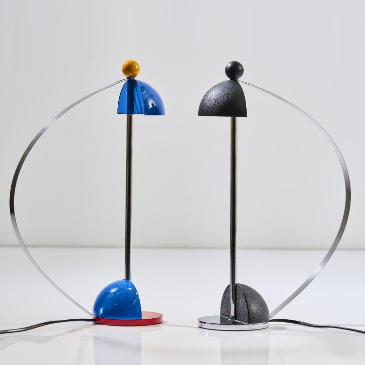 Hauptbild zu Objekt, Two table lights, 1980s, Martine Bedin (attributed), Megalit, Bordeaux, 167A 308