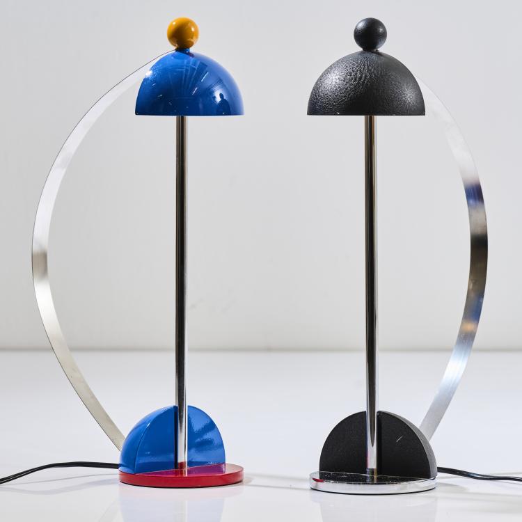 Bild 1 zu Objekt, Two table lights, 1980s, Martine Bedin (attributed), Megalit, Bordeaux, 167A 308