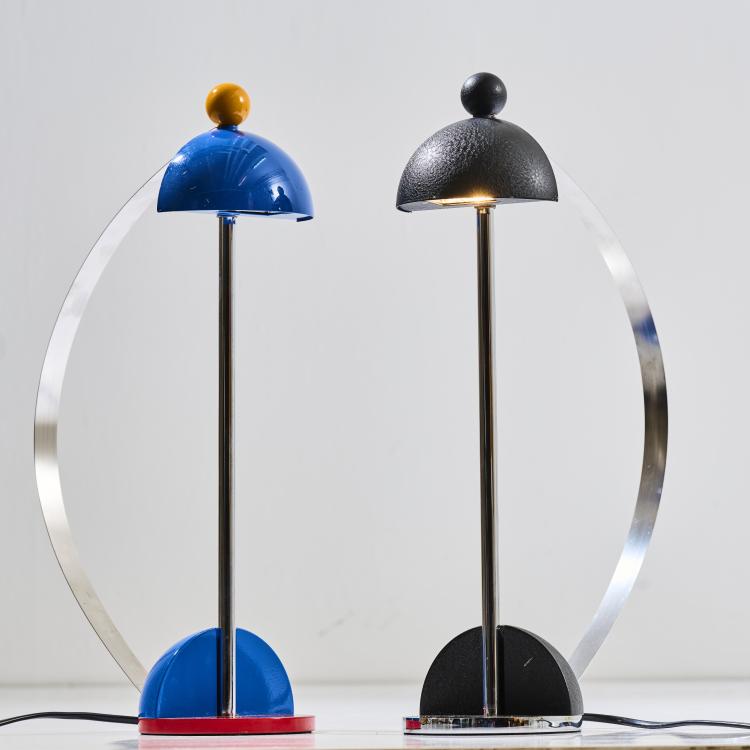 Bild 2 zu Objekt, Two table lights, 1980s, Martine Bedin (attributed), Megalit, Bordeaux, 167A 308