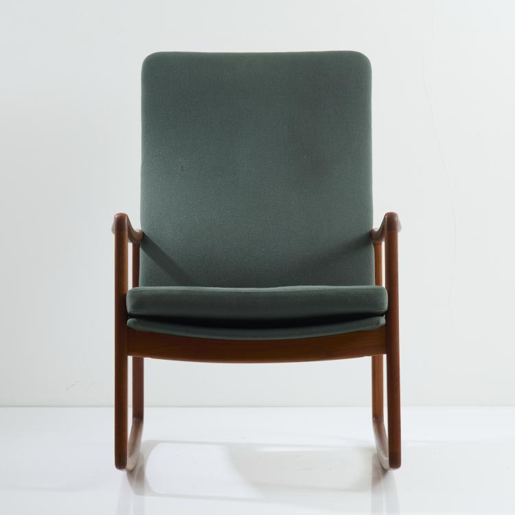 Bild 4 zu Objekt, 'FD 160' rocking chair, 1951, Ole Wanscher, France & Son, Kopenhagen, 167B 462