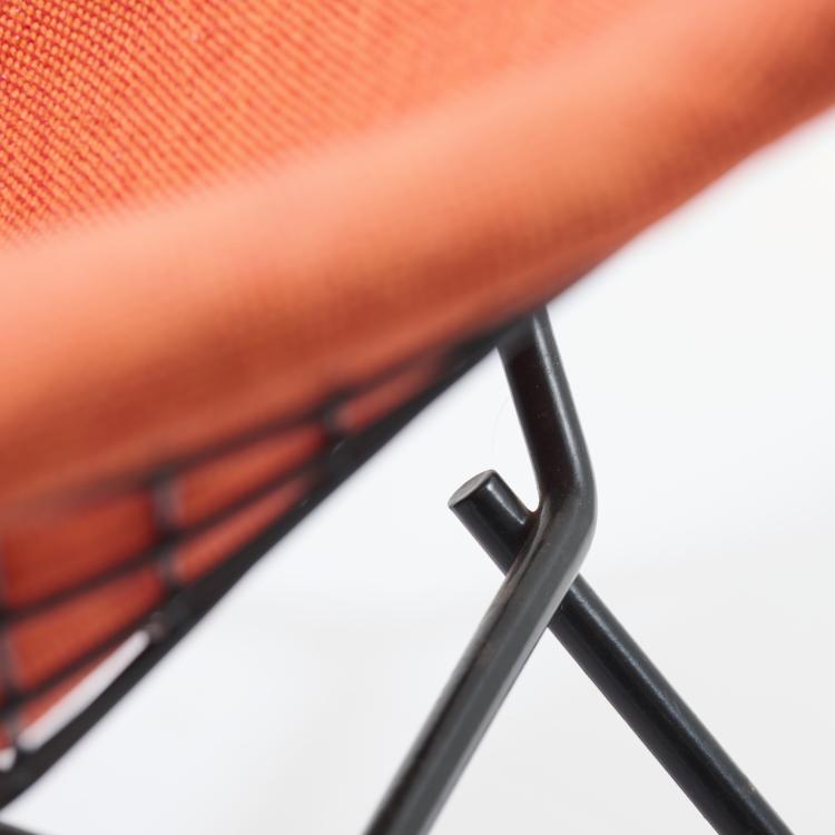 Bild 4 zu Objekt, 'Bird Chair' armchair with ottoman, 1950, Harry Bertoia, Knoll International, New York, 167B 458