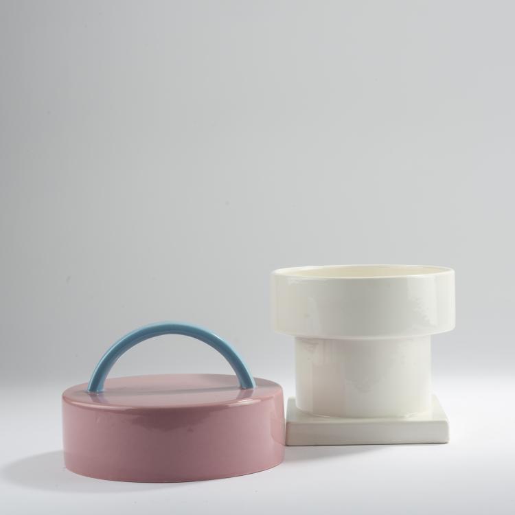 Bild 1 zu Objekt, Lidded box from the 'Hollywood Collection' series, c. 1990, Marco Zanini, Flavia, Montelupo; Bitossi, Montelupo, 167A 101