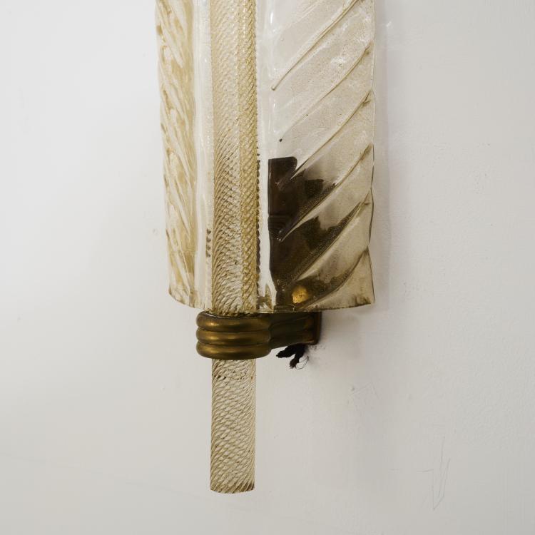 Bild 4 zu Objekt, Two wall lights, 1940s, Barovier & Toso, Murano, 167A 11