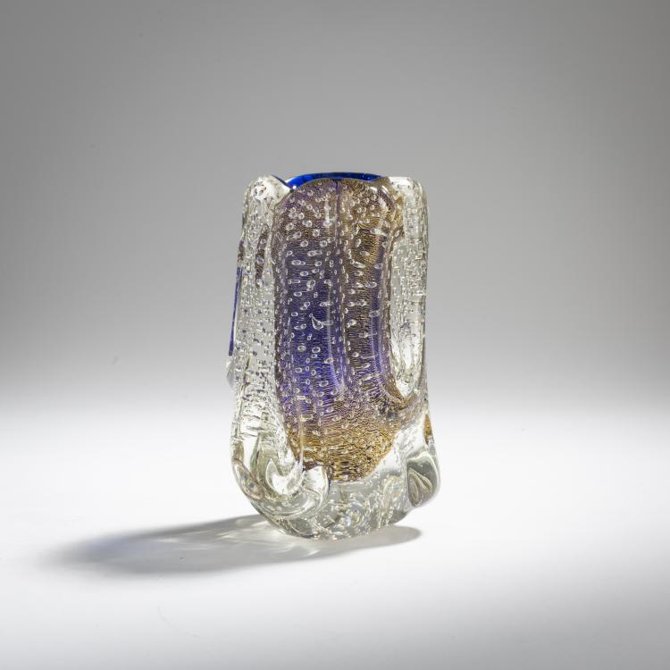 Bild 1 zu Objekt, 'A bollicine oro' vase, 1941, Flavio Poli, Seguso Vetri d'Arte, Murano, 167C 745