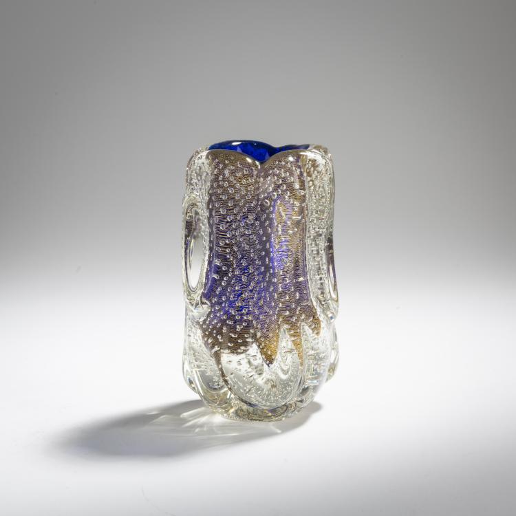 Bild 2 zu Objekt, 'A bollicine oro' vase, 1941, Flavio Poli, Seguso Vetri d'Arte, Murano, 167C 745
