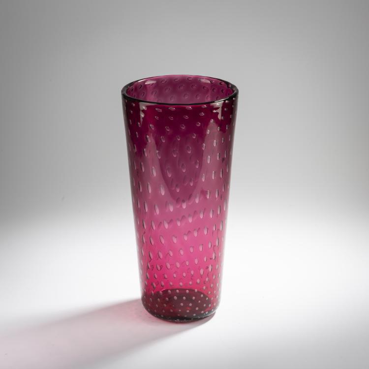 Bild 1 zu Objekt, Tall 'A bolle' vase, c. 1955, Murano, 167C 812