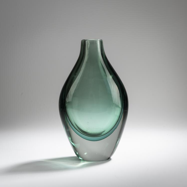Hauptbild zu Objekt, 'Sommerso' vase, 1957, Flavio Poli, Seguso Vetri d'Arte, Murano, 167C 755