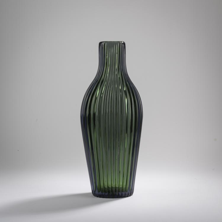 Hauptbild zu Objekt, 'Sommerso a coste' vase, 1953, Flavio Poli, Seguso Vetri d'Arte, Murano, 167C 749