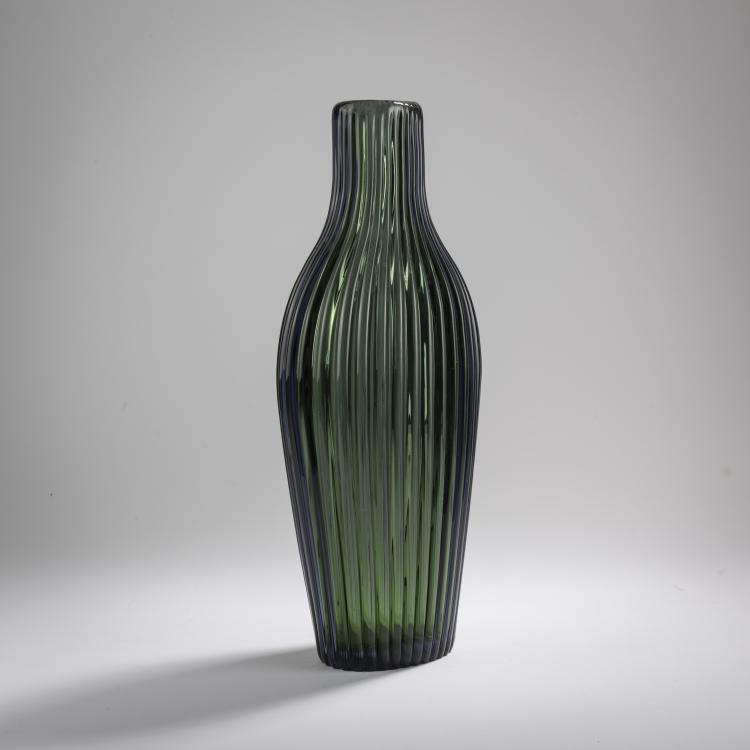 Bild 1 zu Objekt, 'Sommerso a coste' vase, 1953, Flavio Poli, Seguso Vetri d'Arte, Murano, 167C 749