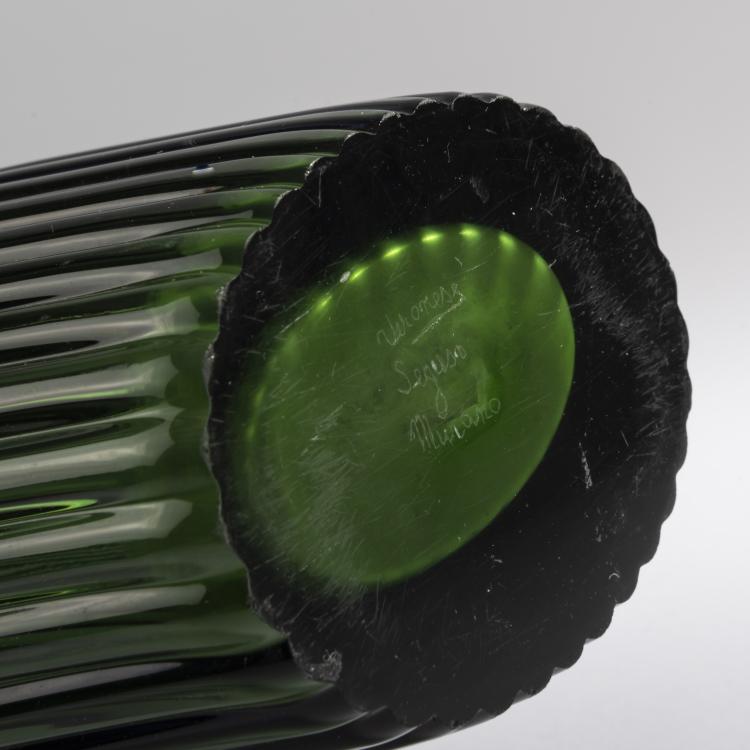 Bild 3 zu Objekt, 'Sommerso a coste' vase, 1953, Flavio Poli, Seguso Vetri d'Arte, Murano, 167C 749