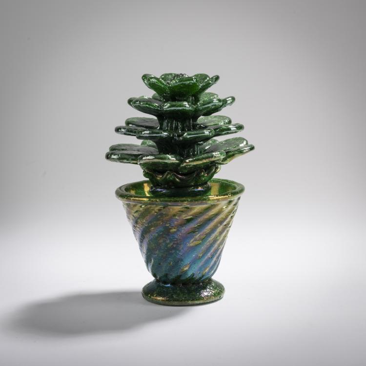 Hauptbild zu Objekt, 'Pianta grassa', 1930s, Flavio Poli, Seguso Vetri d'Arte, Murano, 167C 605