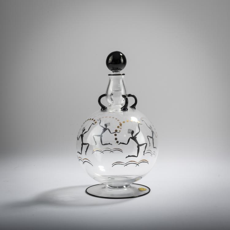 Hauptbild zu Objekt, Bottle with stopper, 1928, S.A.L.I.R., Murano, 167C 628