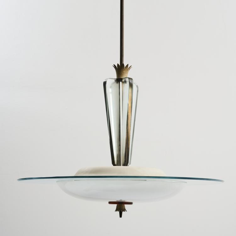 Bild 3 zu Objekt, Deckenleuchte, 1940er/50er Jahre, Gio Ponti, Fontana Arte, Mailand, 167A 19