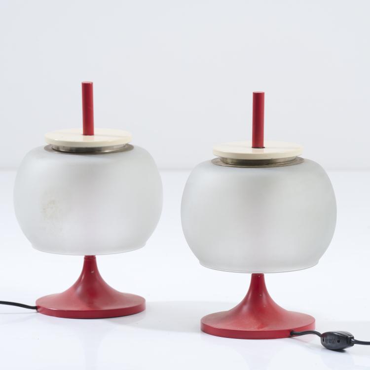 Bild 1 zu Objekt, Two 'Chi' bedside lights, 1962, Emma Schweinberger-Gismondi, Artemide, Mailand, 167A 38