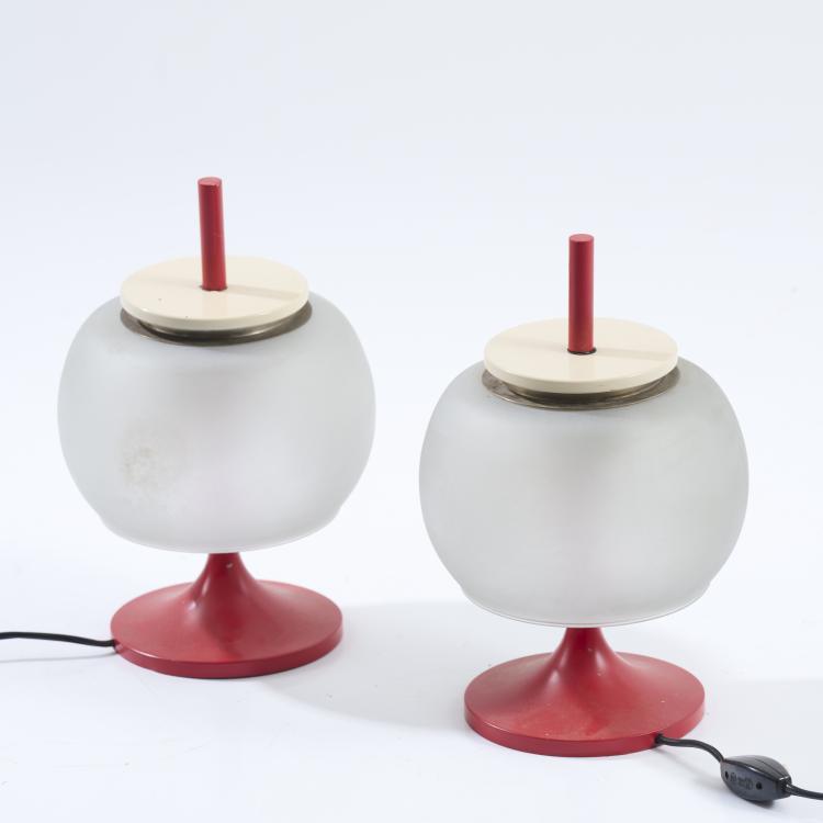 Bild 2 zu Objekt, Two 'Chi' bedside lights, 1962, Emma Schweinberger-Gismondi, Artemide, Mailand, 167A 38