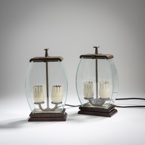 Two bedside lights, 1940s