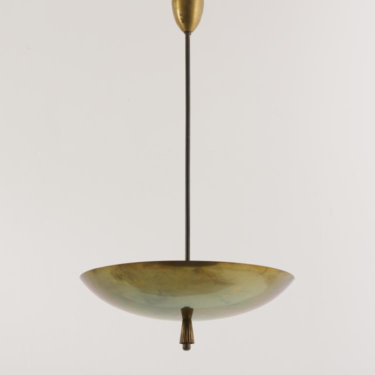 Hauptbild zu Objekt, Ceiling light, 1940s, Guglielmo Ulrich (attributed), Italien, 167A 14