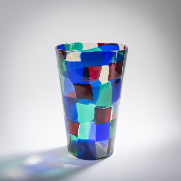 Bild 1 zu Objekt, Vase 'Pezzato', um 1951, Fulvio Bianconi, Venini & C., Murano, 167C 655