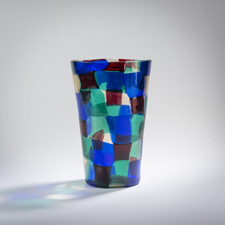 Bild 2 zu Objekt, Vase 'Pezzato', um 1951, Fulvio Bianconi, Venini & C., Murano, 167C 655