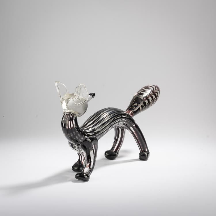 Hauptbild zu Objekt, 'Volpe', um 1929, Ercole Barovier, Murano-Milano, Cristalleria, Murano, 167C 608
