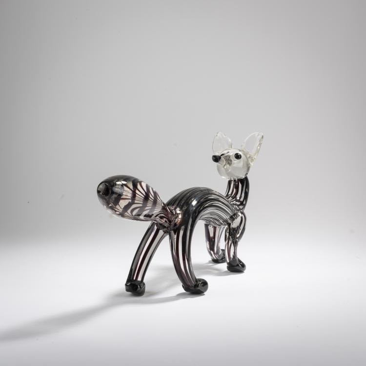 Bild 1 zu Objekt, 'Volpe', um 1929, Ercole Barovier, Murano-Milano, Cristalleria, Murano, 167C 608