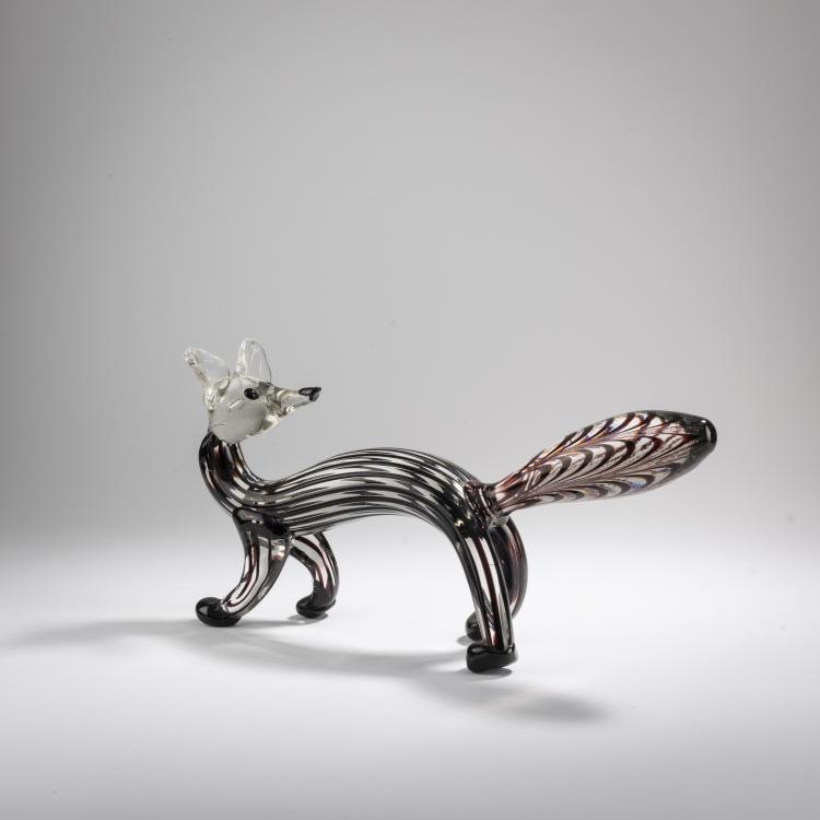 Bild 2 zu Objekt, 'Volpe', um 1929, Ercole Barovier, Murano-Milano, Cristalleria, Murano, 167C 608