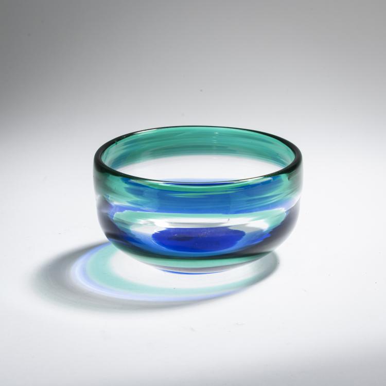 Bild 1 zu Objekt, Small 'A fasce di colore' bowl, c. 1953, Fulvio Bianconi, Venini & C., Murano, 167C 665