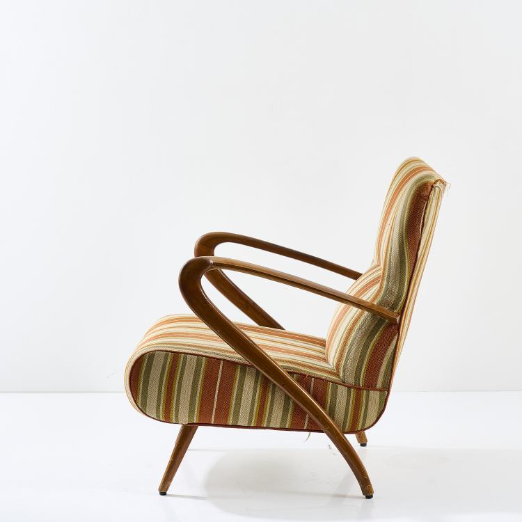 Hauptbild zu Objekt, Armchair, 1950s, Guglielmo Ulrich, Italien, 167A 51