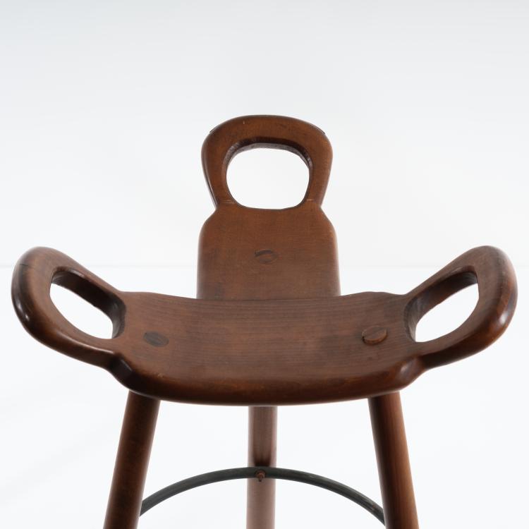 Bild 5 zu Objekt, F&uuml;nf Barhocker, 1950er Jahre, Skandinavien, 167B 487