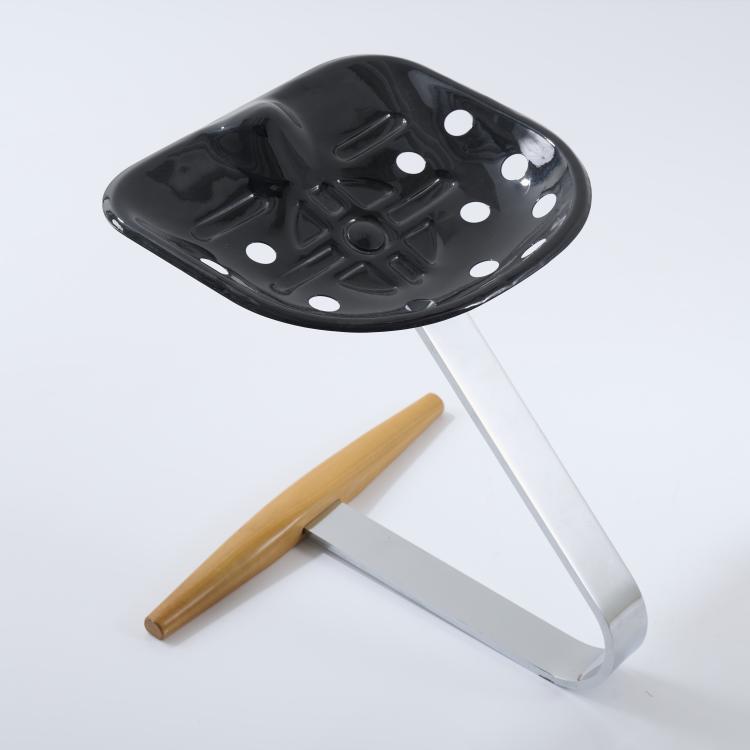 Hauptbild zu Objekt, 'Mezzadro' stool, 1957, Achille Castiglioni, Zanotta, Nova Milanese, 167A 60