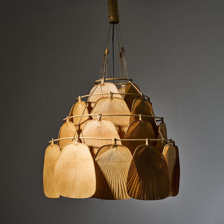 Bild 2 zu Objekt, 'San-Ju' ceiling light from the 'Uchiwa' series, 1975, Ingo Maurer, Maurer, Ingo, Design M, M&uuml;nchen, 167B 564