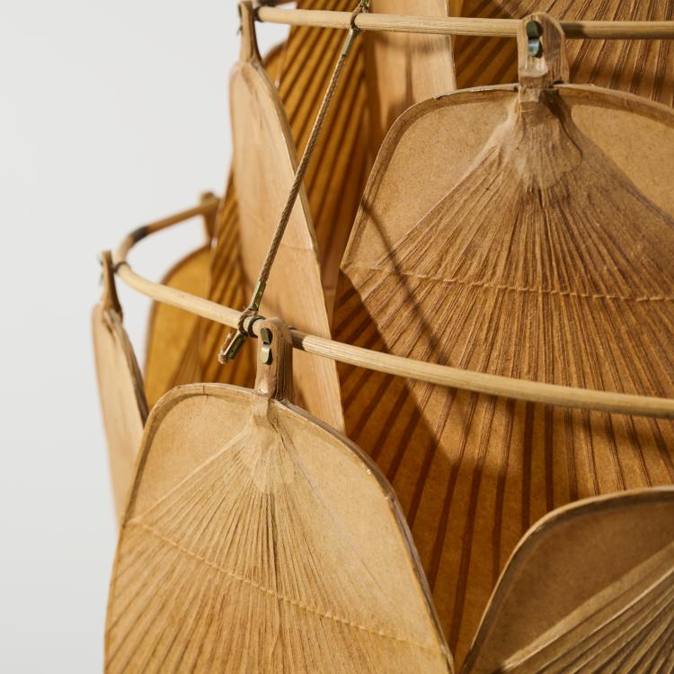 Bild 8 zu Objekt, 'San-Ju' ceiling light from the 'Uchiwa' series, 1975, Ingo Maurer, Maurer, Ingo, Design M, M&uuml;nchen, 167B 564