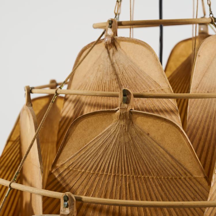 Bild 9 zu Objekt, 'San-Ju' ceiling light from the 'Uchiwa' series, 1975, Ingo Maurer, Maurer, Ingo, Design M, M&uuml;nchen, 167B 564