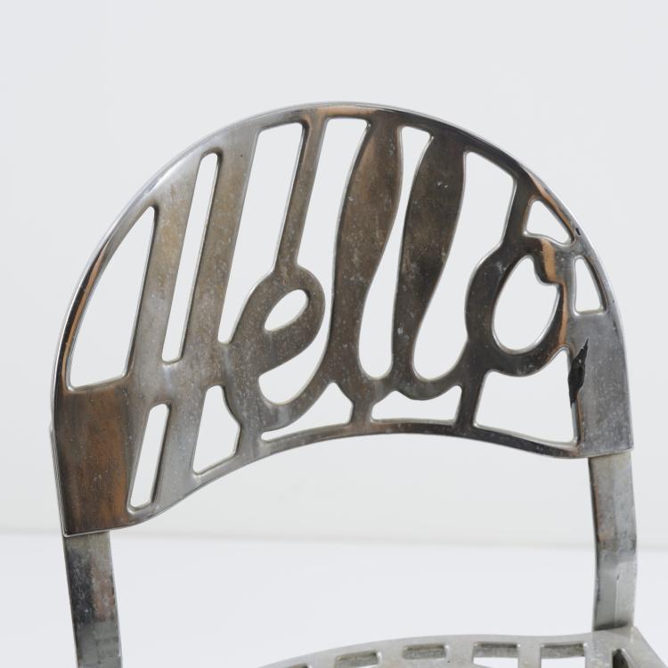 Bild 3 zu Objekt, Vier St&uuml;hle 'Hello', 1977/78, Artifort, Maastricht, 167B 572