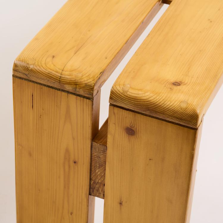 Bild 2 zu Objekt, Zwei B&auml;nke 'Les Arcs', um 1968, Charlotte Perriand, Frankreich, 167B 538