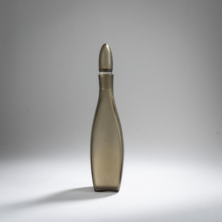 Hauptbild zu Objekt, Flasche mit Stopfen 'Inciso', 1956/57, Paolo Venini, Venini & C., Murano, 167C 674