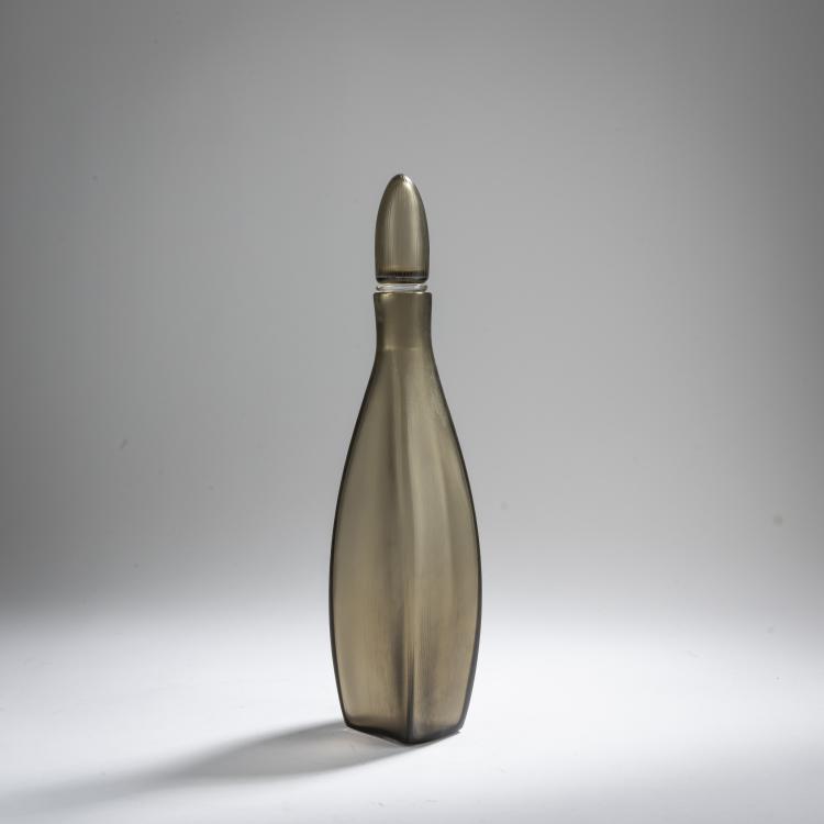 Bild 1 zu Objekt, Flasche mit Stopfen 'Inciso', 1956/57, Paolo Venini, Venini & C., Murano, 167C 674