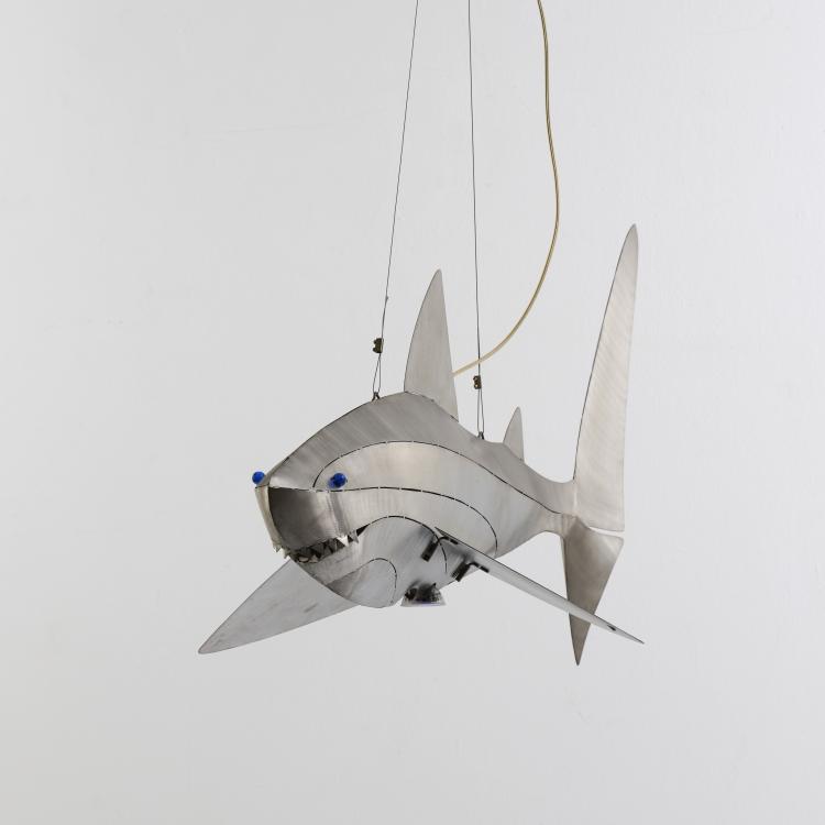 Bild 1 zu Objekt, 'Shark' ceiling light, 1990s, Reinhard Stubenrauch, Stubenrauch, Reinhard, Berlin, 167B 592