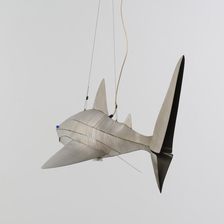 Bild 2 zu Objekt, 'Shark' ceiling light, 1990s, Reinhard Stubenrauch, Stubenrauch, Reinhard, Berlin, 167B 592
