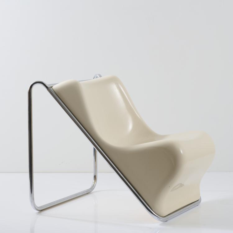 Hauptbild zu Objekt, 'P 110' easy chair, 1971, Alberto Rosselli, Saporiti, Mailand, 167A 215