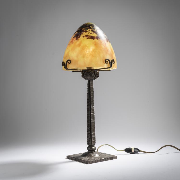 Bild 1 zu Objekt, Table light, c. 1930, Daum Fr&egrave;res, Nancy, 168A 89