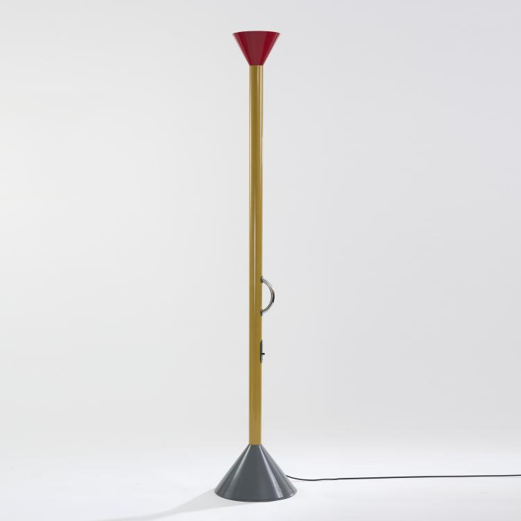 Hauptbild zu Objekt, 'Callimaco' floor light, 1980, Ettore Sottsass, Artemide, Mailand, 167A 304