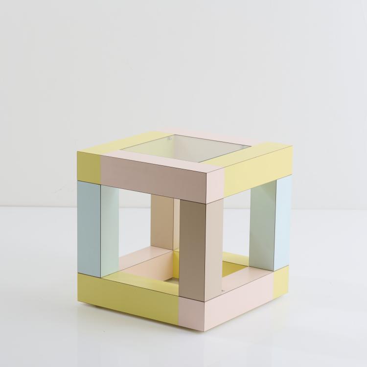 Hauptbild zu Objekt, 'Mimosa' side table, 1984, Ettore Sottsass, Memphis, Mailand, 167A 305