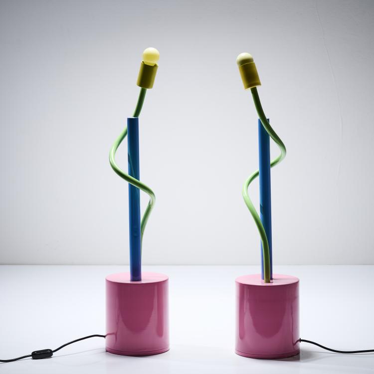 Hauptbild zu Objekt, Two 'Sinerpica' table light, 1979, Michele De Lucchi, Belux, Wohlen, 167A 286