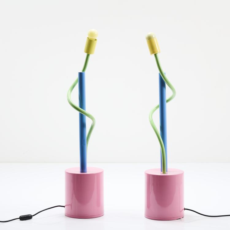 Bild 1 zu Objekt, Two 'Sinerpica' table light, 1979, Michele De Lucchi, Belux, Wohlen, 167A 286