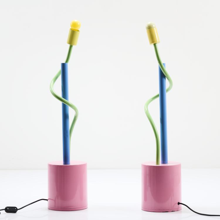 Bild 2 zu Objekt, Two 'Sinerpica' table light, 1979, Michele De Lucchi, Belux, Wohlen, 167A 286