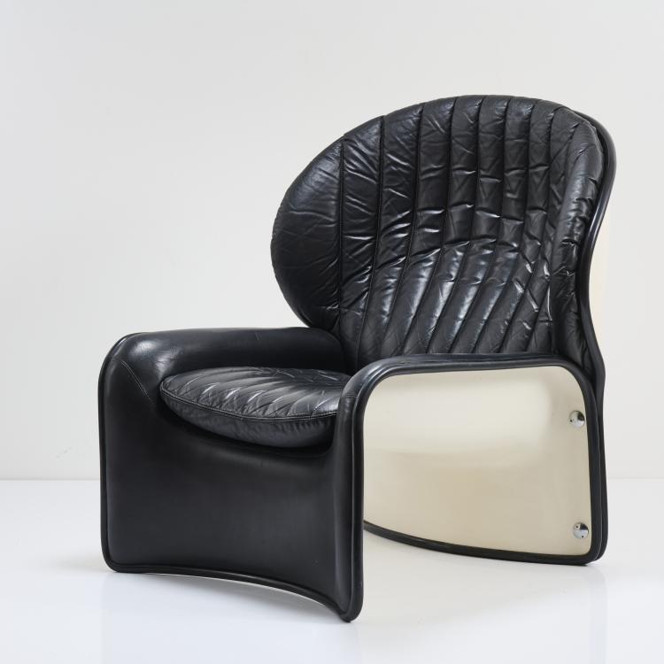 Hauptbild zu Objekt, 'Lotos' lounge chair, 1971, Andr&eacute; Vandenbeuck, Str&auml;ssle International, Wigoltingen, Schweiz, 167B 553