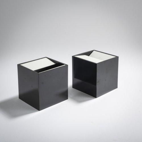 Two 'Cubo' ashtrays, 1957