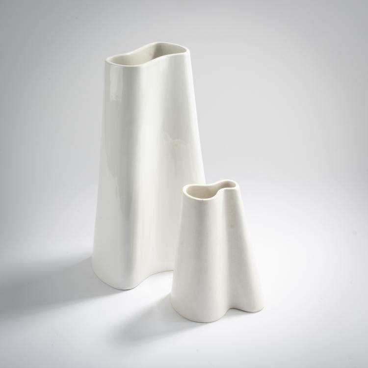 Bild 1 zu Objekt, Two Vases, 1963, Angelo Mangiarotti, Edition Danese, Mailand, 167A 143