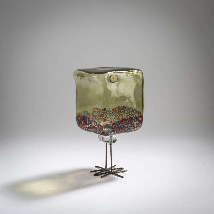Hauptbild zu Objekt, 'Pulcino' bird, 1962, Alessandro Pianon, Vistosi, Gino, Murano, 167C 784